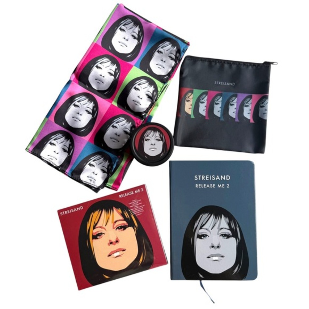 Barbra Streisand Release Me 2 RARE Promo Bundle Scarf Candle CD Sealed